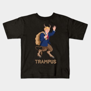 Trampus Krampus Anti Trump Halloween Christmas 2020 Kids T-Shirt